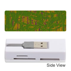 Green Pattern Memory Card Reader (stick) 