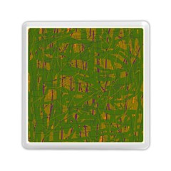 Green Pattern Memory Card Reader (square) 