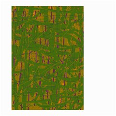 Green Pattern Small Garden Flag (two Sides)