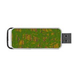 Green pattern Portable USB Flash (Two Sides) Front