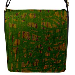 Green Pattern Flap Messenger Bag (s)