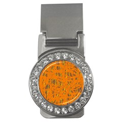 Orange Pattern Money Clips (cz) 