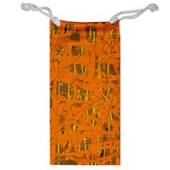 Orange Pattern Jewelry Bags