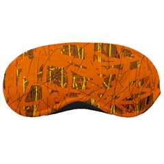 Orange Pattern Sleeping Masks