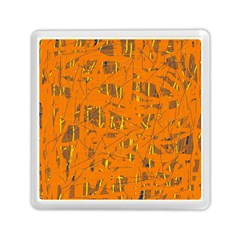 Orange Pattern Memory Card Reader (square) 