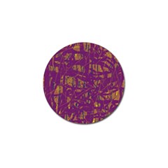 Purple Pattern Golf Ball Marker (4 Pack)