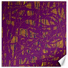 Purple Pattern Canvas 20  X 20  