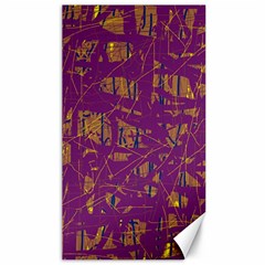 Purple Pattern Canvas 40  X 72  