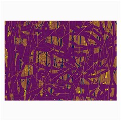 Purple Pattern Large Glasses Cloth