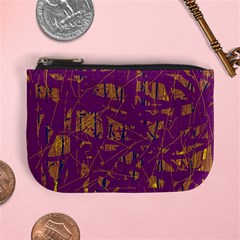 Purple Pattern Mini Coin Purses