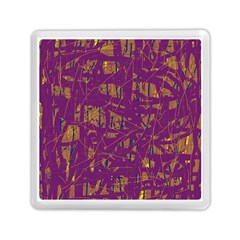 Purple Pattern Memory Card Reader (square) 