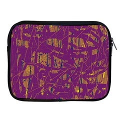 Purple Pattern Apple Ipad 2/3/4 Zipper Cases by Valentinaart