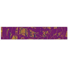 Purple Pattern Flano Scarf (large)