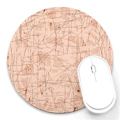 Elegant Patterns Round Mousepads