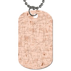 Elegant Patterns Dog Tag (two Sides) by Valentinaart