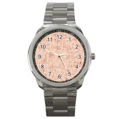 Elegant Patterns Sport Metal Watch