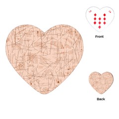 Elegant Patterns Playing Cards (heart)  by Valentinaart