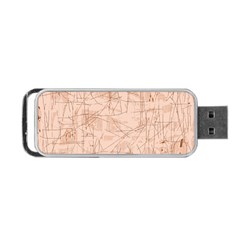 Elegant Patterns Portable Usb Flash (one Side) by Valentinaart