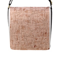 Elegant Patterns Flap Messenger Bag (l) 