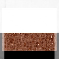 Brown Pattern Rectangular Jigsaw Puzzl