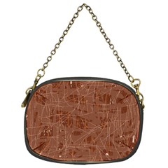 Brown Pattern Chain Purses (one Side)  by Valentinaart