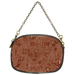 Brown pattern Chain Purses (One Side)  Front