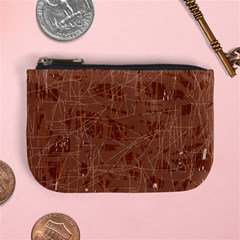 Brown Pattern Mini Coin Purses