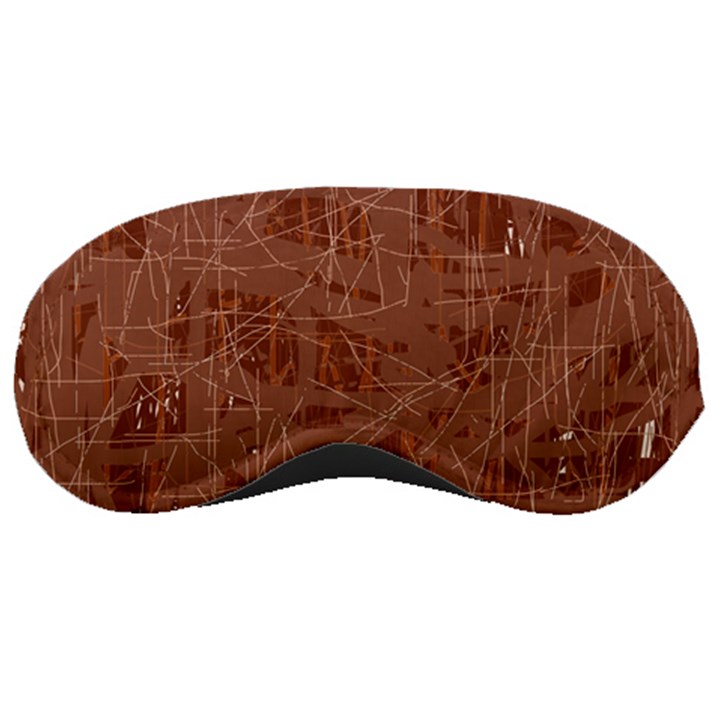 Brown pattern Sleeping Masks