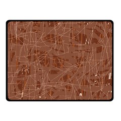 Brown Pattern Fleece Blanket (small) by Valentinaart