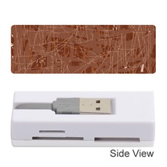 Brown Pattern Memory Card Reader (stick) 