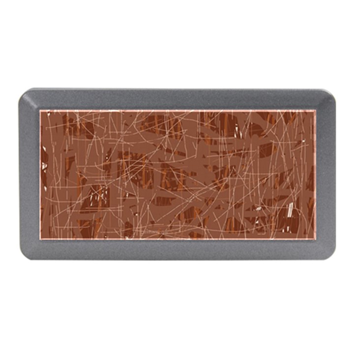 Brown pattern Memory Card Reader (Mini)