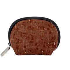 Brown Pattern Accessory Pouches (small) 