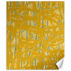 Yellow Pattern Canvas 20  X 24  