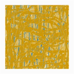 Yellow Pattern Medium Glasses Cloth