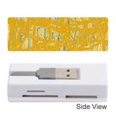 Yellow Pattern Memory Card Reader (stick) 