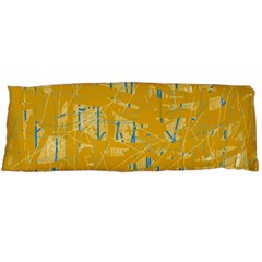 Yellow Pattern Body Pillow Case (dakimakura)