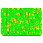 Neon green pattern Large Doormat  30 x20  Door Mat