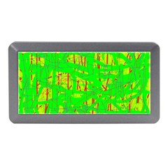 Neon Green Pattern Memory Card Reader (mini)