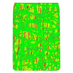 Neon Green Pattern Flap Covers (l) 