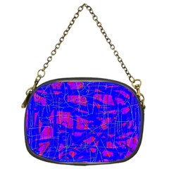 Blue Pattern Chain Purses (one Side) 