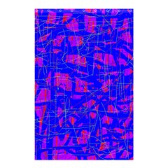 Blue Pattern Shower Curtain 48  X 72  (small) 