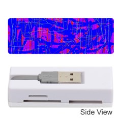 Blue Pattern Memory Card Reader (stick) 