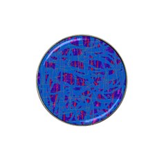 Deep Blue Pattern Hat Clip Ball Marker