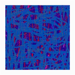 Deep Blue Pattern Medium Glasses Cloth (2-side)