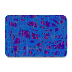 Deep Blue Pattern Plate Mats