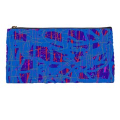 Deep Blue Pattern Pencil Cases