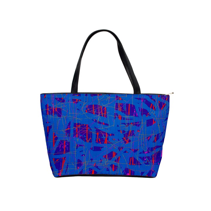 Deep blue pattern Shoulder Handbags