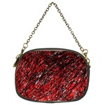 Red and black pattern Chain Purses (Two Sides)  Front