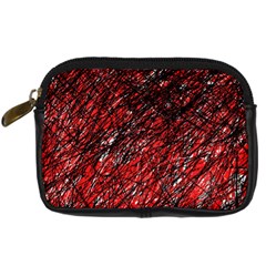 Red And Black Pattern Digital Camera Cases