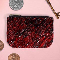 Red And Black Pattern Mini Coin Purses